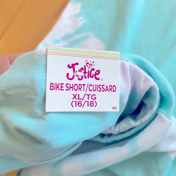 Girls XL 14-16 Justice shorts NWT - Picture 2 of 3